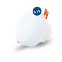 6w Star Deepglaze Downlighter - Glass & Pvc, 6w Size, Energy-efficient Lighting Solution With Custom Color Options