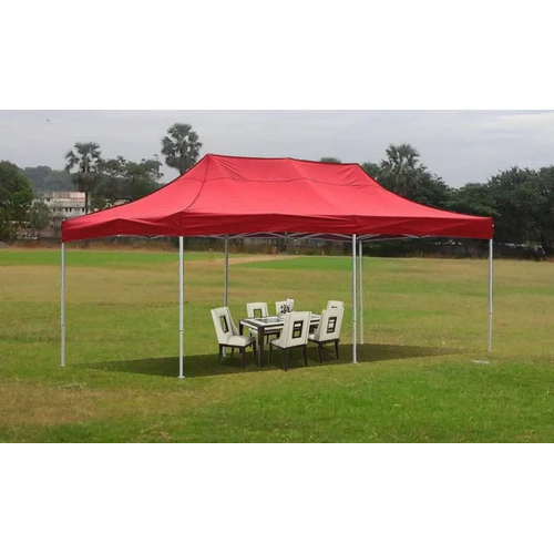 10X10 Heavy Duty Gazebo Tent - Color: Red