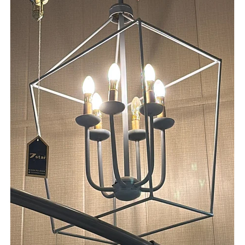 Modern Grey Chandelier - Color: Gray