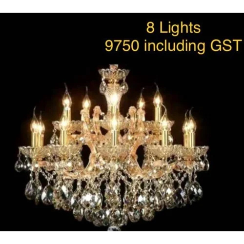 Ceiling Crystal Chandelier - Color: Gold