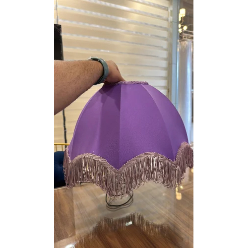 Purple Hanging Lampshade - Lighting: Led