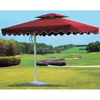 Garden Side Pool Umbrella - Color: Red
