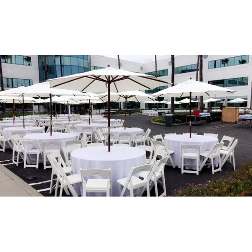 Outdoor Patio Umbrella - Color: Red
