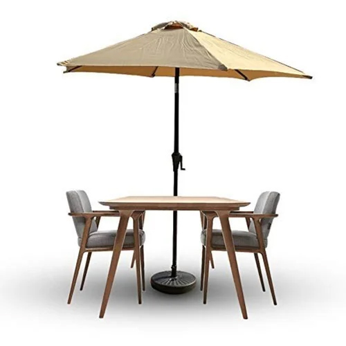 Beige Outdoor Umbrella - Color: Yellow