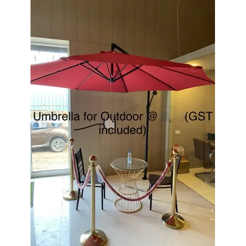 10 Ft Red Patio Umbrella - Fabric Type: Polyester