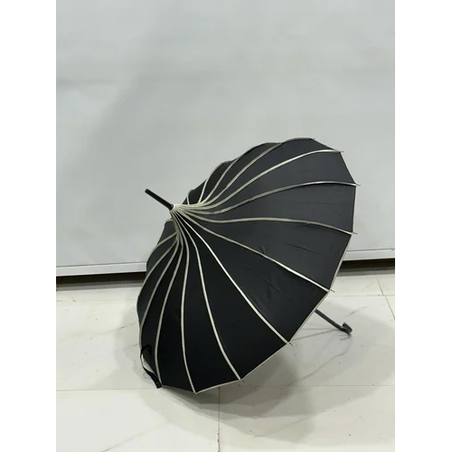 Pergola Umbrella With Lining Seven Star Decor - Color: Black