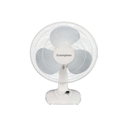 Stainless Steel White High Flo Wave Plus  Table Fan