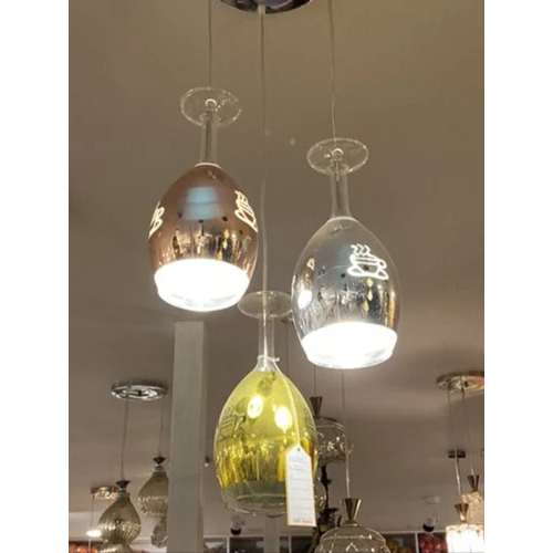 Glass Hanging Lights - Length: 3 Meter (M)