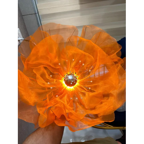 18 Inch Organza Flowers - Application: Decoration