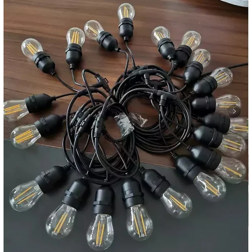 Led Bulb Light - Color: Black