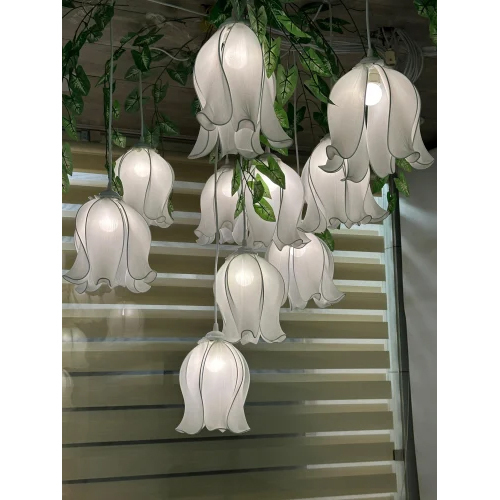 Led Flower Fabric Set Of 10 - Application: Decoration
