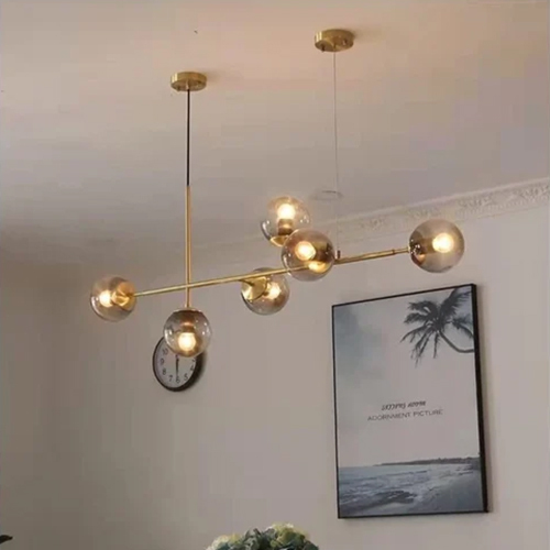 81050-6 Modern Chandelier - Color: Gold