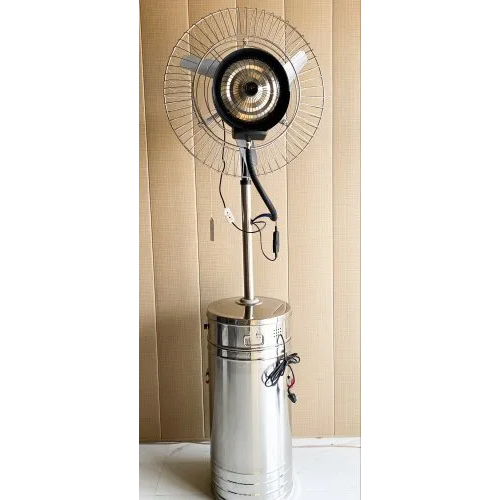 Stainless Steel Mist Fans - Color: Silver