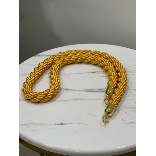 Gold Twisted Rope - All Size | Twisted Style For Office Use, Elegant Gold Finish, Versatile Design For Various Applications