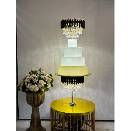 Chandelier Cake Stand - Color: Gold