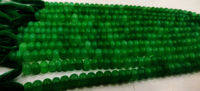 Natural Chrysoprase Rondelle Plain 8mm Beads Strand 8 inches Long