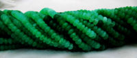 Natural Chrysoprase Shaded Plain Rondelle 6-7mm Beads Strand 8''Long