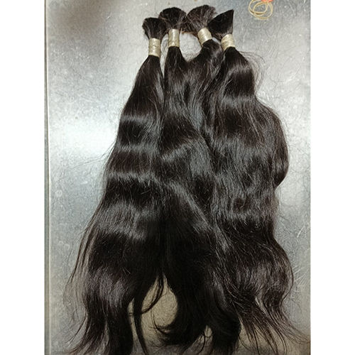 Bulk Silk Hair Extension - Color: Black