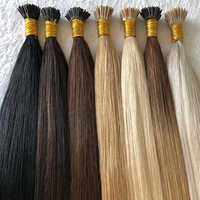 Natural Tip Hair Extension - Color: Black