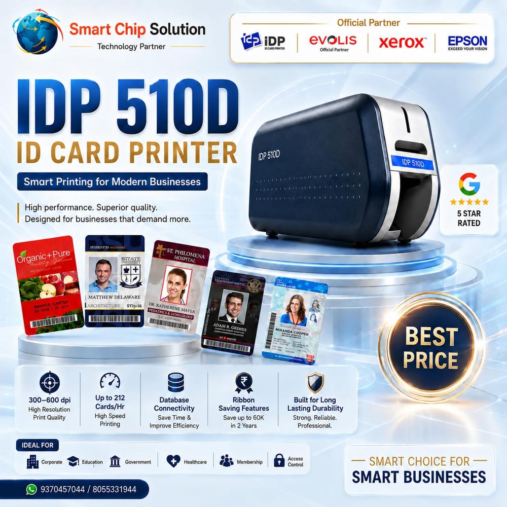 IDP Smart IDP510D High Speed PVC ID Card Printer