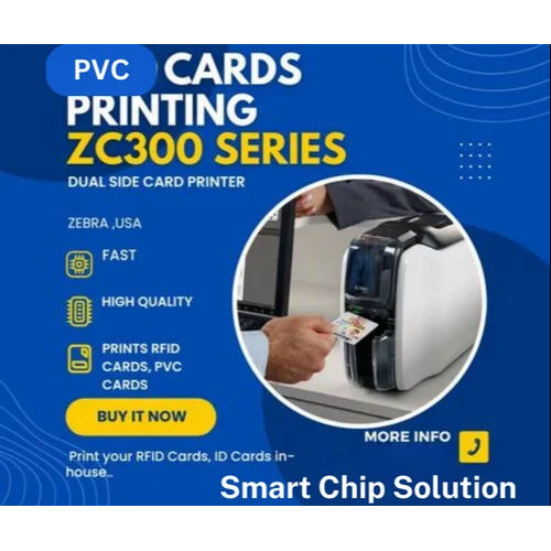 Zebra ZC300 PVC ID Card Printer