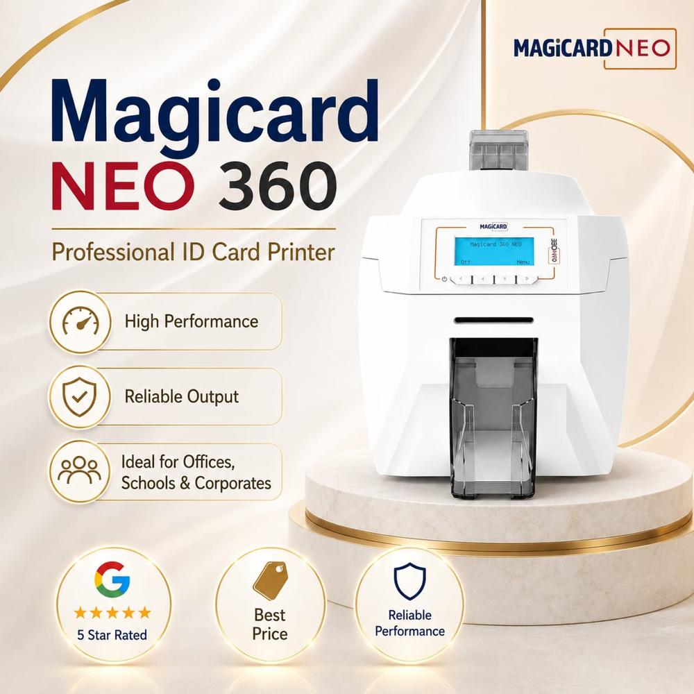 Magicard 300 Dual Sided Id Card Printer - Automatic Grade: Automatic