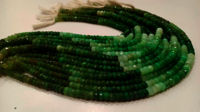 Natural Chrysoprase Rondelle Faceted 5 to 7mm Beads Strand 13 Inches Long