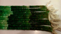 Natural Chrysoprase Rondelle Faceted 5 to 7mm Beads Strand 13 Inches Long