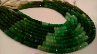 Natural Chrysoprase Rondelle Faceted 5 to 7mm Beads Strand 13 Inches Long