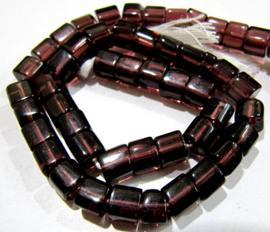 Rhodolite Garnet 5mm Box Shape Beads Sold Per Strand 10 inches long