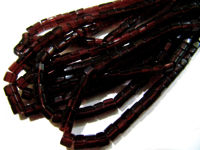 Rhodolite Garnet 5mm Box Shape Beads Sold Per Strand 10 inches long