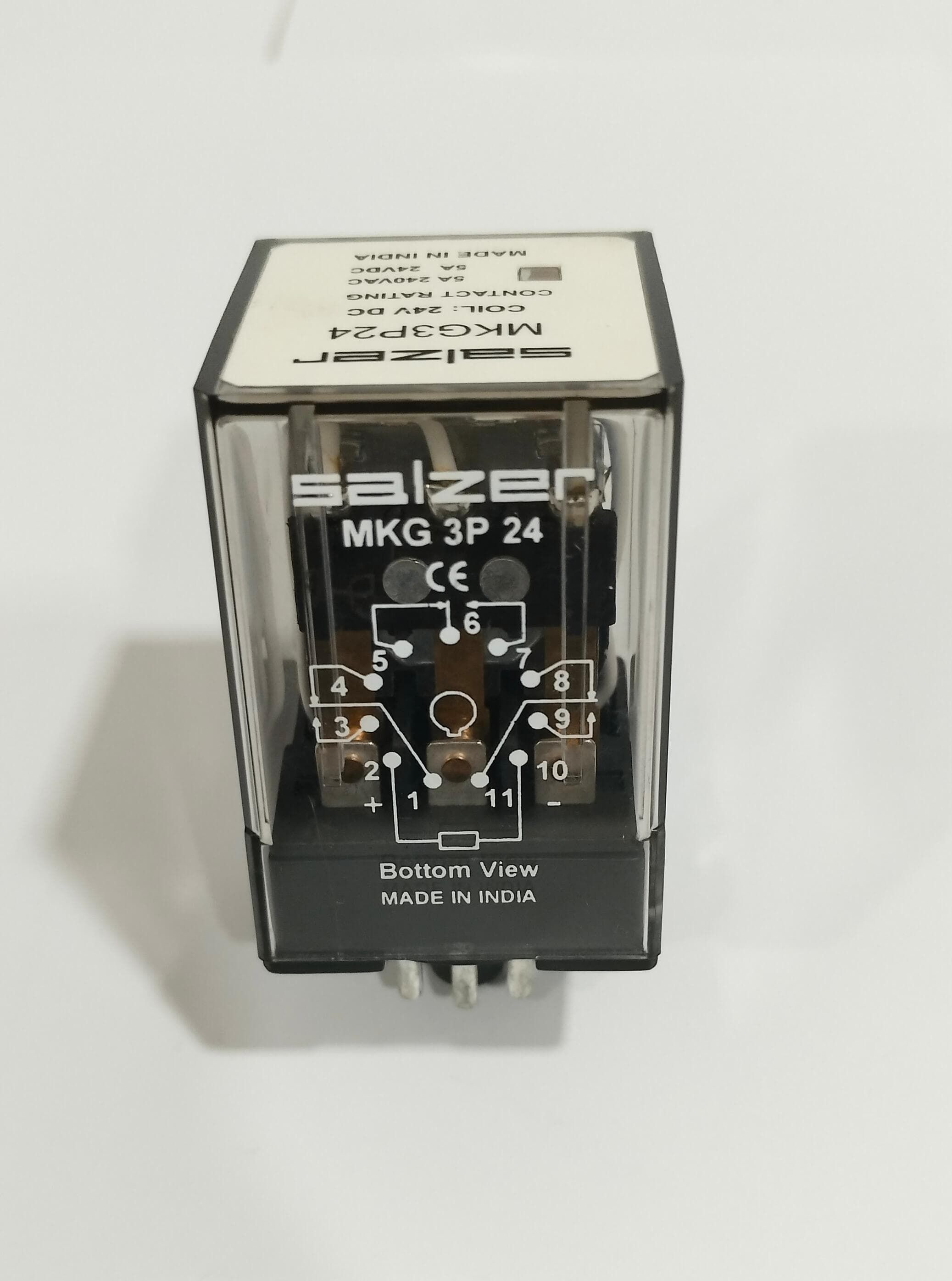 RELAY MKG2P24 24V DC 2P - SALZER