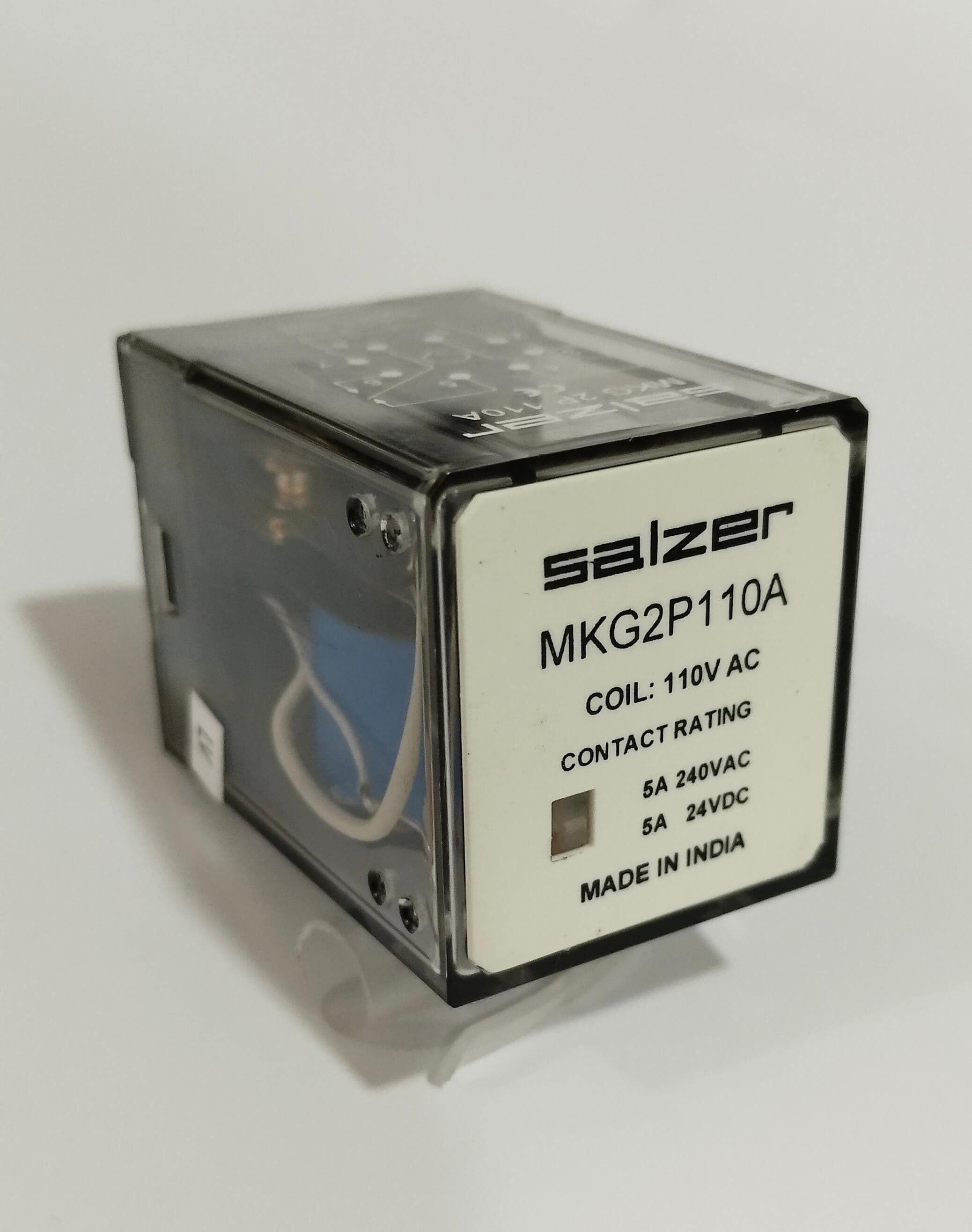 RELAY MKG2P110A 110V AC 2 POLE - SALZER