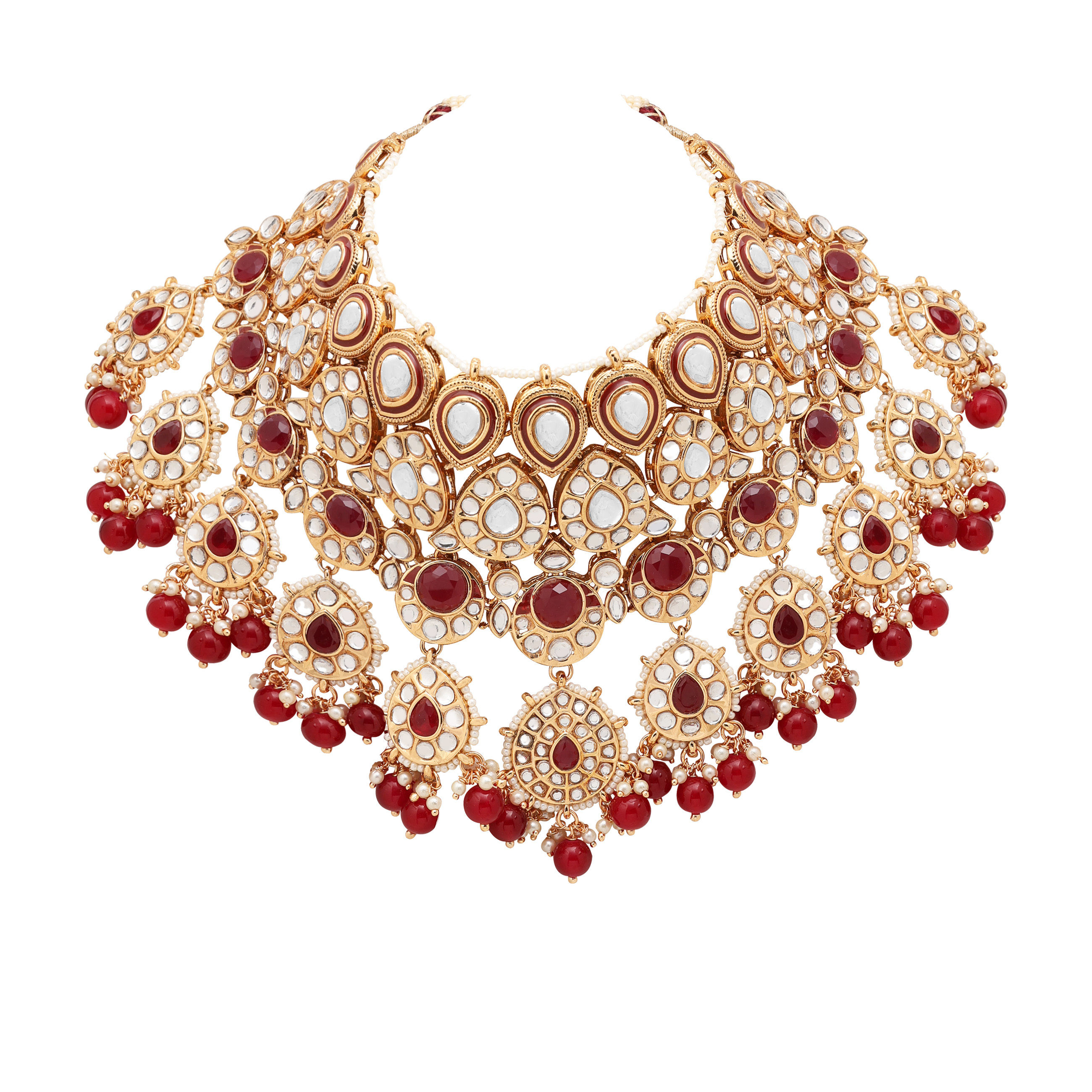 Dazzling Dulhan Choker Ensemble Full Bridal Set For Women & Girls.