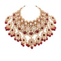 Dazzling Dulhan Choker Ensemble Full Bridal Set For Women & Girls.