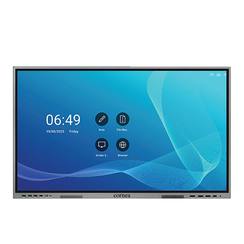 65 Inch Digital Interactive Flat Panel - Color: Black