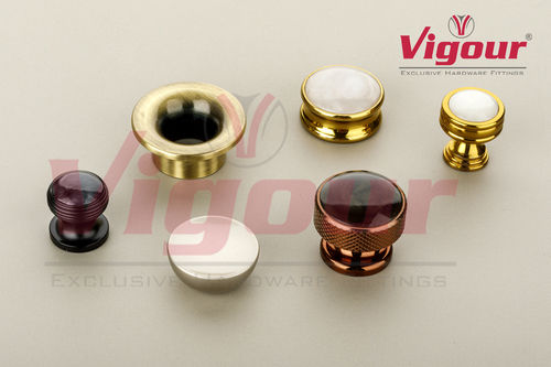 Fancy Drawer Knob, For Cabinet Fitting, Finish Type: Nickel VDH-146