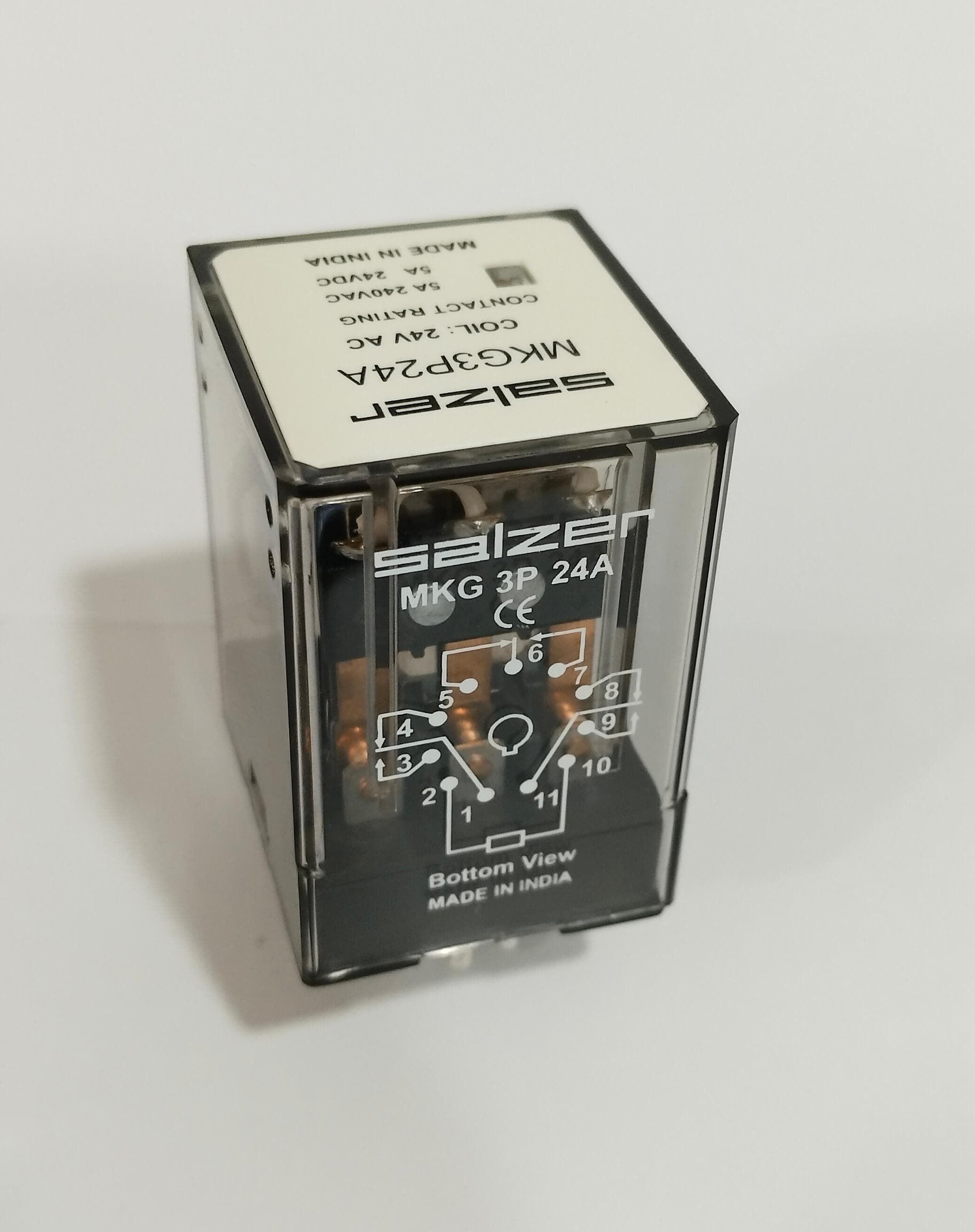 RELAY MKG3P24A 24V AC 3P - SALZER