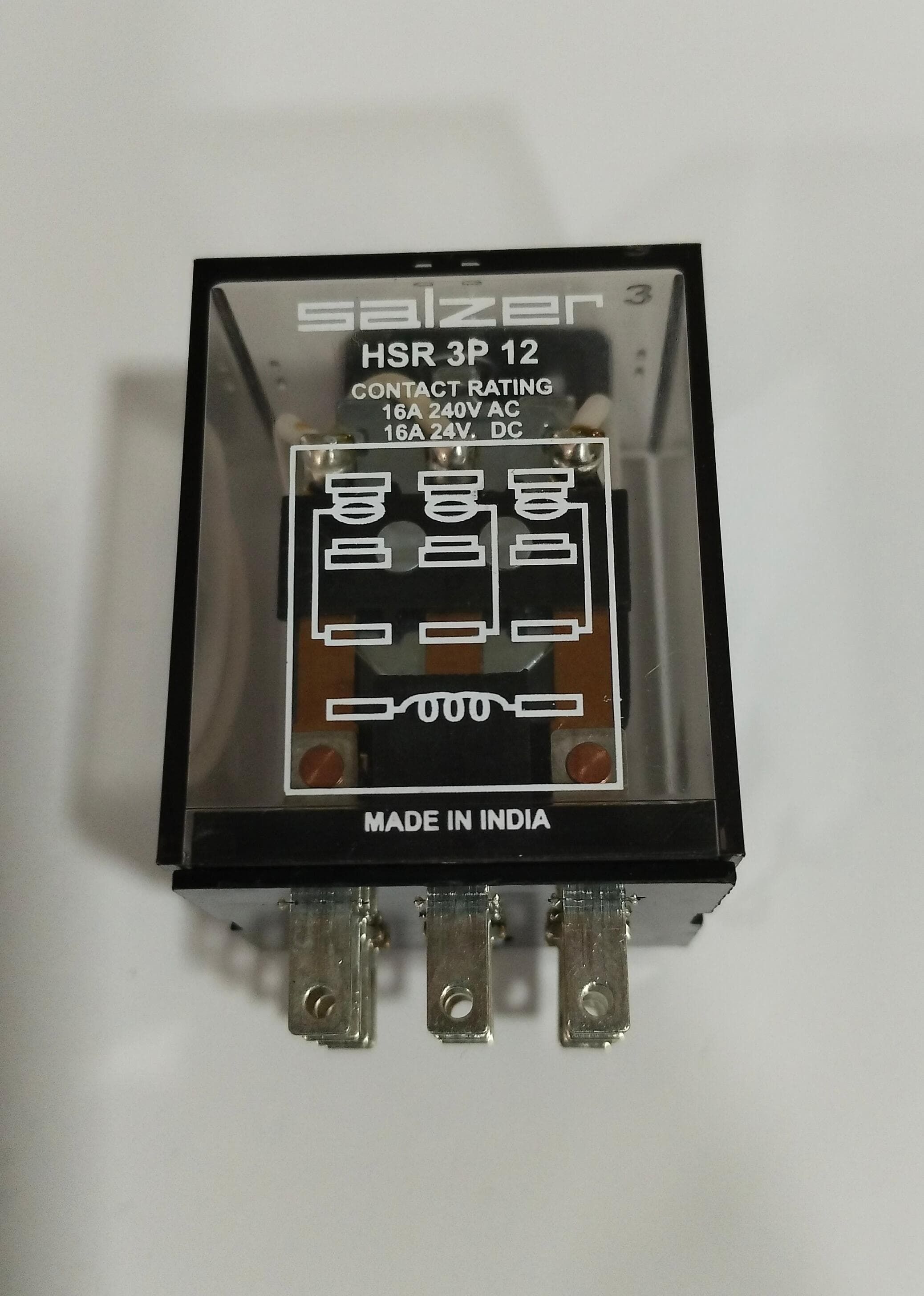 SALZER RELAY HSR3P12 12V DC 3Pole