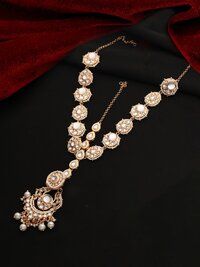 Dazzling Dulhan Choker Ensemble Full Bridal Set For Women & Girls..