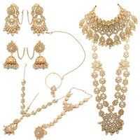 Dazzling Dulhan Choker Ensemble Full Bridal Set For Women & Girls..