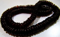 Natural Garnet German Cut Plain Rondelle 5-7mm Strand 8 inch Long