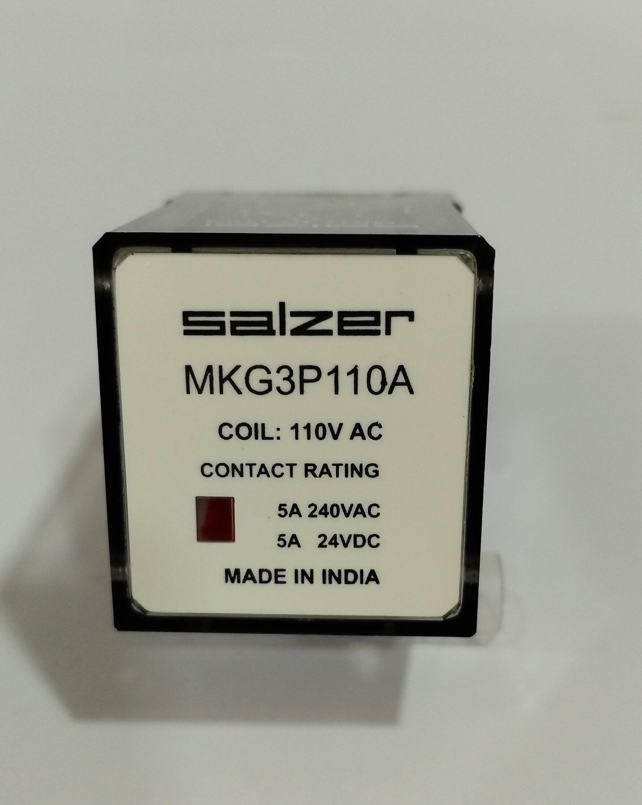 RELAY MKG3P110A 110V AC - SALZER