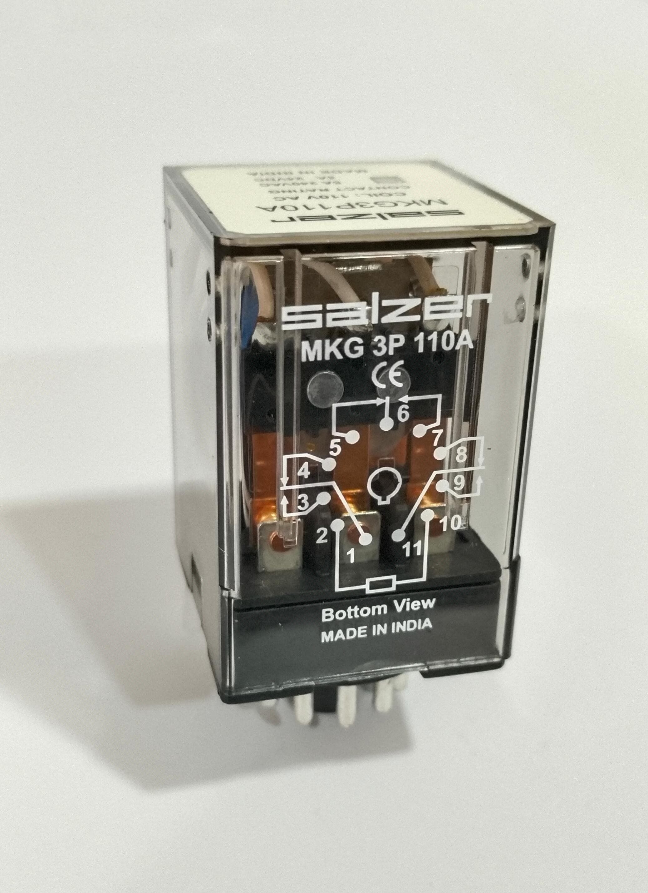 RELAY MKG3P110A 110V AC - SALZER