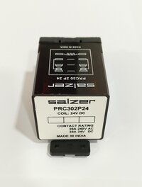 SALZER RELAY PRC302P24A 30AMP 24V AC 2P