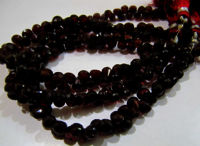 Natural Mozambique Garnet Onion Shape 6mm Beads Strand 8 inches long