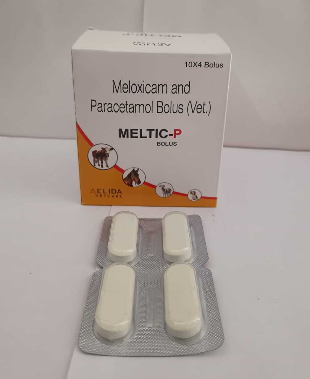 Meloxicam and paracetamol  bolus long acting