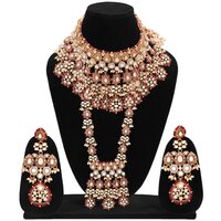Petal Perfection Kundan Gold plated Wedding Collection Dulhan bridal Set