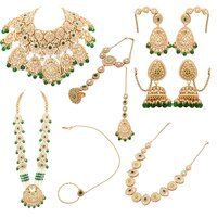 Regal Chandbali Kundan Pearl Wedding Collection Dulhan Bridal Set