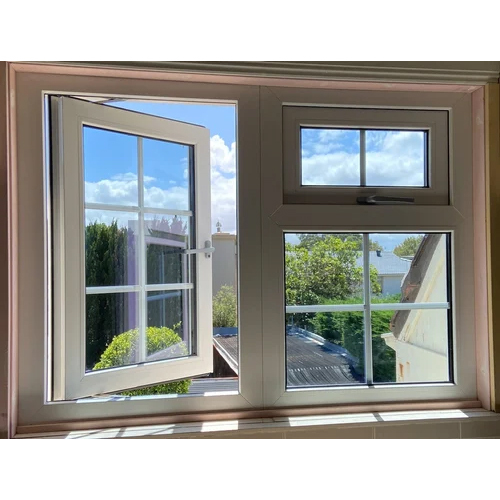 White UPVC Casement Window
